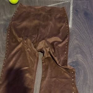 Brown Boot Cut Pants